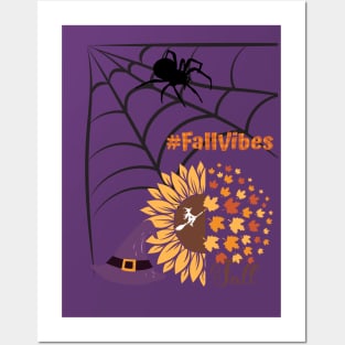 A fun little pumpkin spice witchcraft in the air. Posters and Art